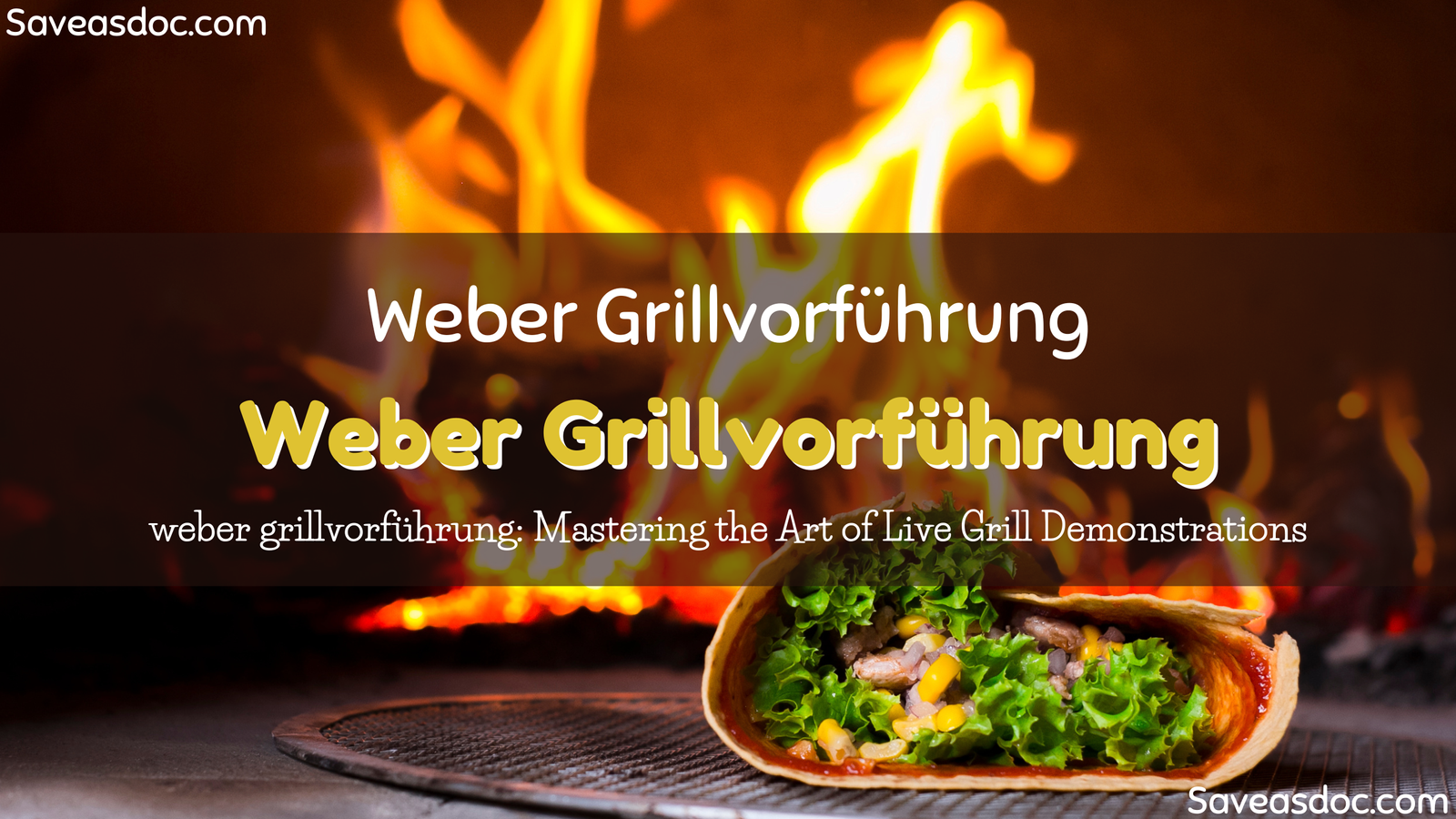 weber grillvorführung: Mastering the Art of Live Grill Demonstrations