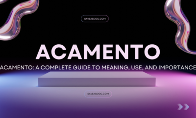 acamento: A Complete Guide to Meaning, Use, and Importance